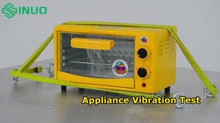 ¿Qué le sucede a un electrodoméstico durante una prueba de vibración mecánica?