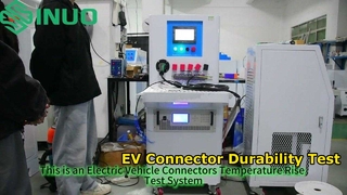 Sistema de prueba de aumento de temperatura de conectores de vehículos eléctricos