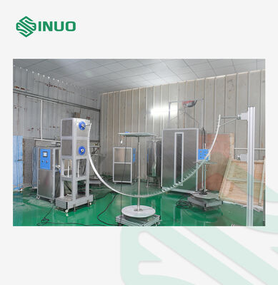 Buen precio Aparato de prueba de impermeabilidad IPX3 IPX4 automatizado con orificio de aguja de Φ0.4mm y flujo de agua de 0.07 L/min para cumplimiento con IEC 60529 en línea