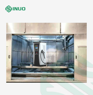 Buen precio Cámara da alta temperatura de la prueba del sitio de prueba de espray de agua del IEC 61851 de EVSE IPX9 en línea