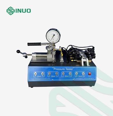 Sistema de prueba manual de la presión del recinto de la batería del vehículo eléctrico