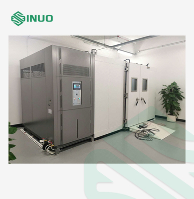 Buen precio IEC60068-2-1 Cámara de ensayo ambiental de temperatura y humedad de entrada 12m3 en línea
