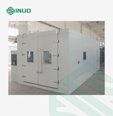 Buen precio IEC60068-2-30 Cámara de ensayo de temperatura y humedad constantes de entrada 6.8m3 en línea