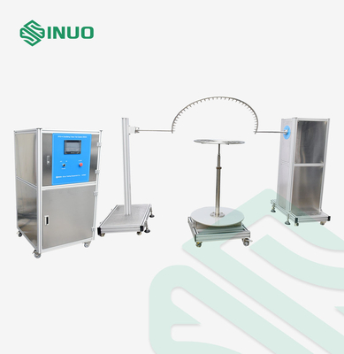 IPX3 IPX4 Máquina de ensayo de impermeabilización de tubo oscilante de prueba de rociado de agua