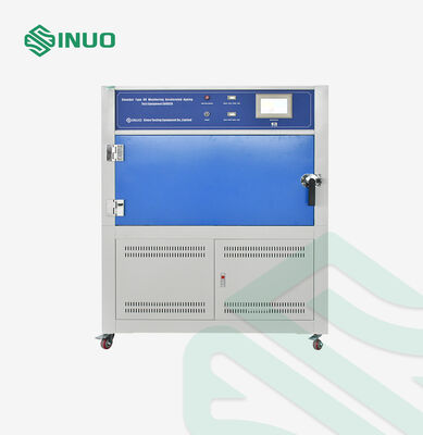 Cámara de ensayo de intemperie acelerada UV conforme a la norma ISO 4892-82 con lámparas UV-A o UV-B y rociador automático de agua