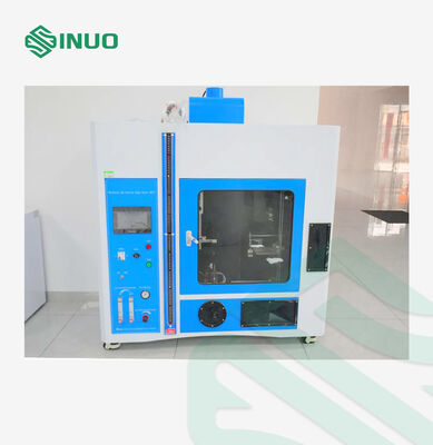 Buen precio Cámara de Prueba de Llama Horizontal Vertical Cumple con Estándares IEC60695 UL94 con Control PLC y Pantalla Táctil y Doble Potencia de 50W 500W en línea