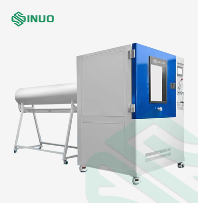 Buen precio La manguera horizontal del equipo de prueba del ingreso del agua de IPX5 IPX6 equipa con inyector el espray de agua del IEC 60529 en línea